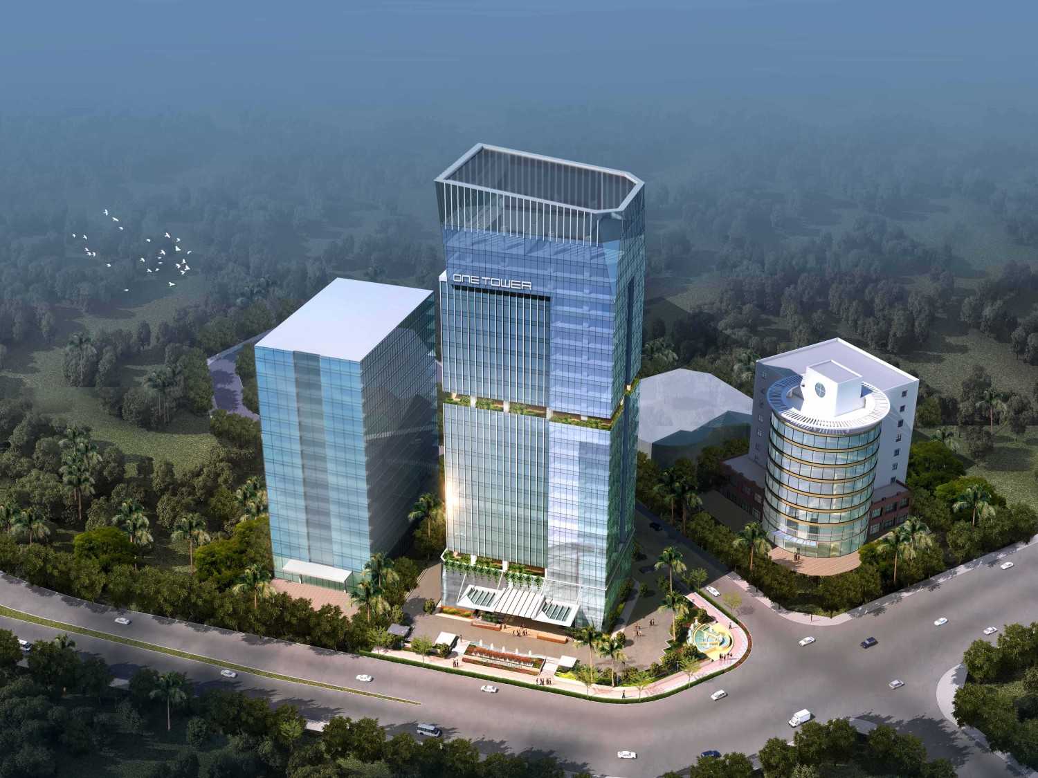 Gedung Perkantoran One Tower Karya Wicaksono Pandyo Gedung Perkantoran One Tower Karya Wicaksono Pandyo